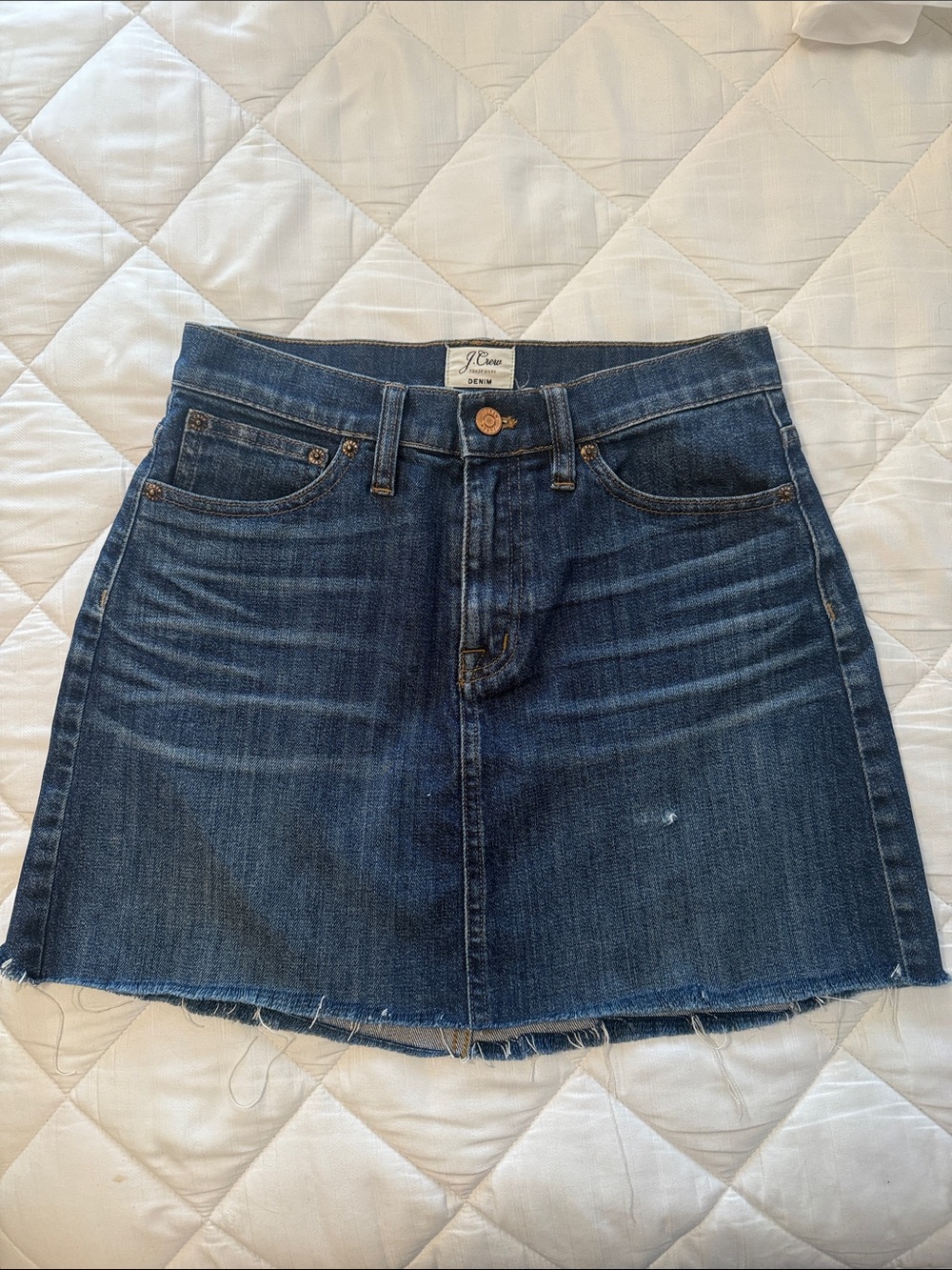 J. Crew Denim Mini Skirt